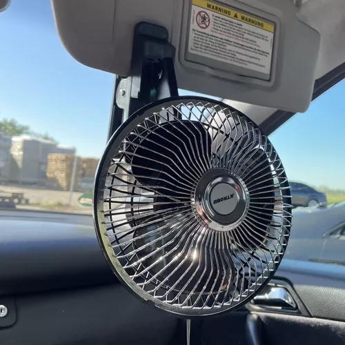 Ventilatore auto rotante con clip Xtrobb