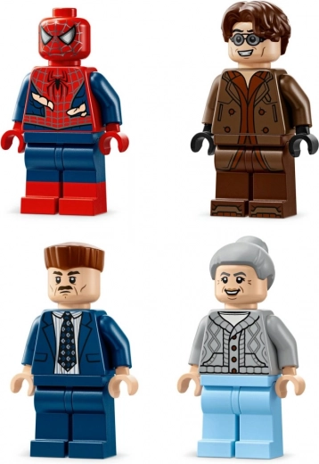 Four minifigures from Spider-Man 2