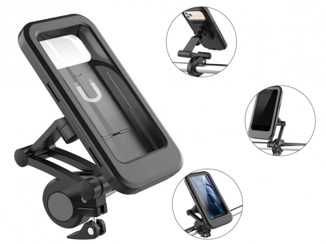 Supporto impermeabile girevole per telefono da bici