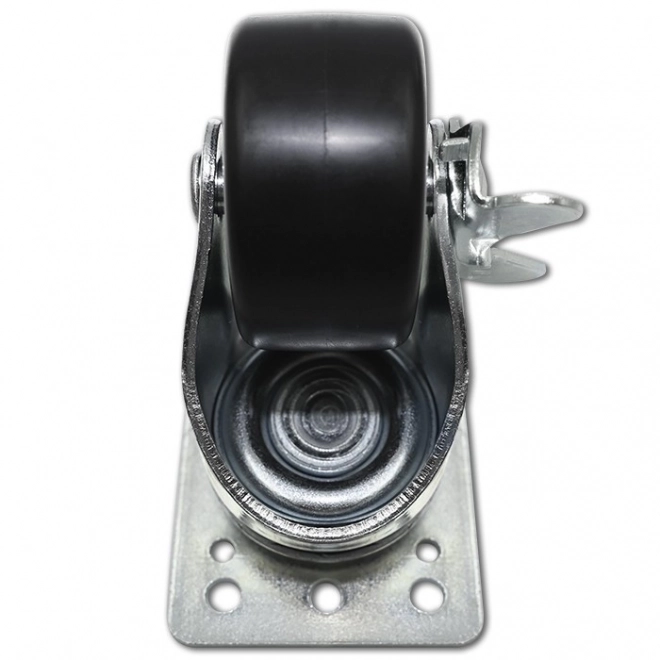 Caster Wheels Set with Screws and Brake for Rack Cabinets
