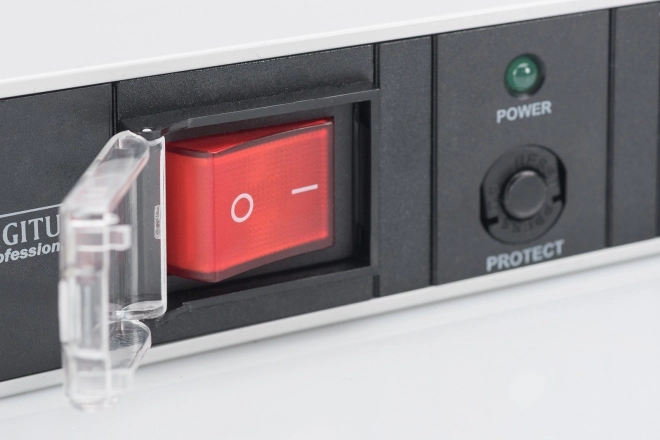 Power Strip for 19" Racks with Overload Protection