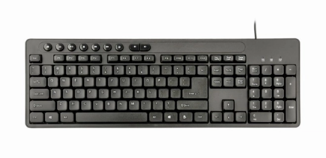 Set tastiera e mouse nero