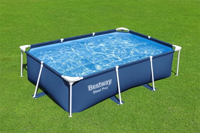 DeluxeJr Steel Pro Rack Pool 259x170x61 BESTWAY for garden