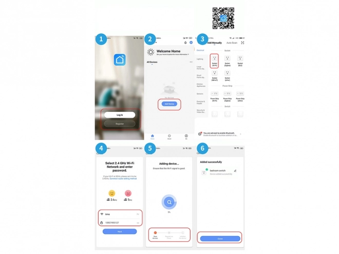 Intelligens aljzat WiFi időzítővel