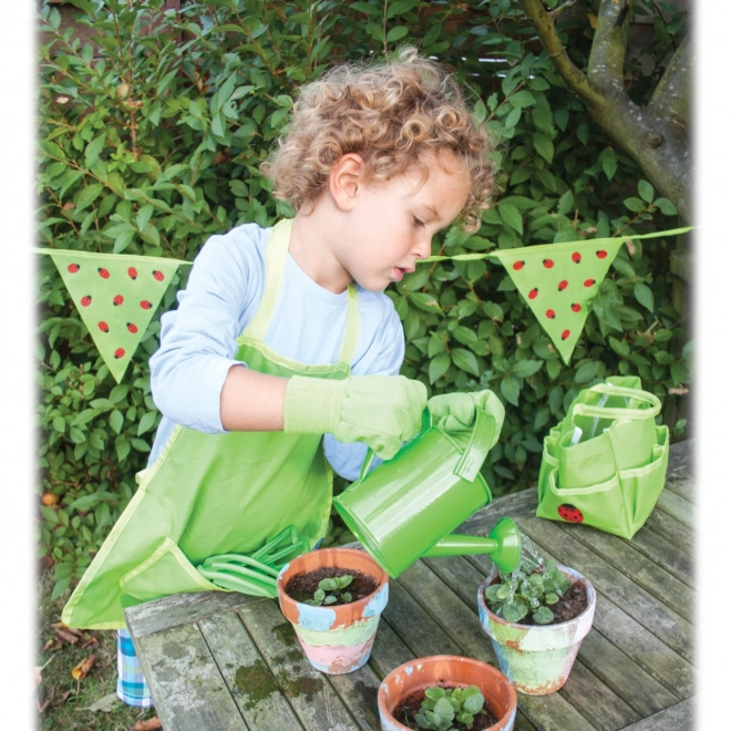 Bigjigs Toys Rękawice ogrodowe zielone