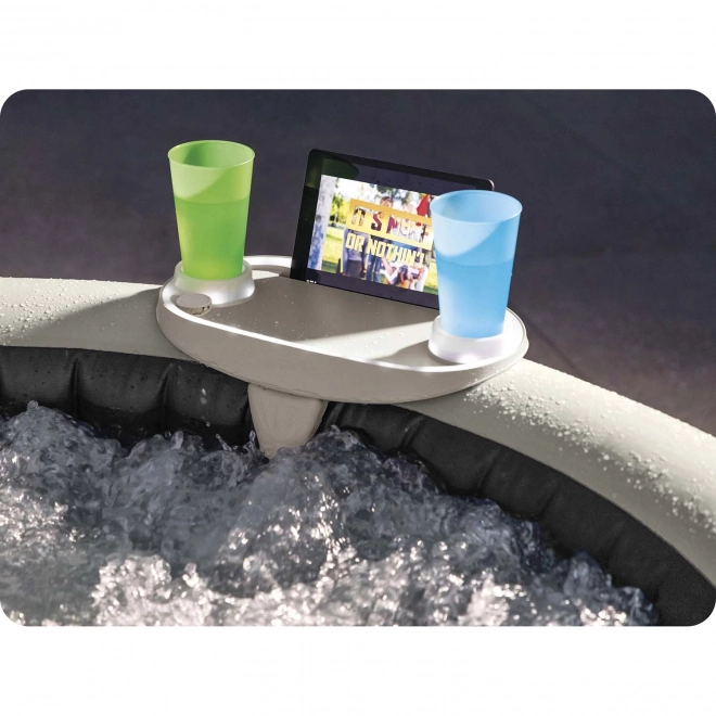 Cup holder with LED lighting and space for tablet, phone SPA INTEX 28520