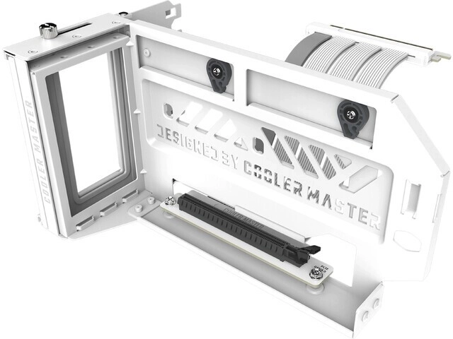White Graphic Card Holder