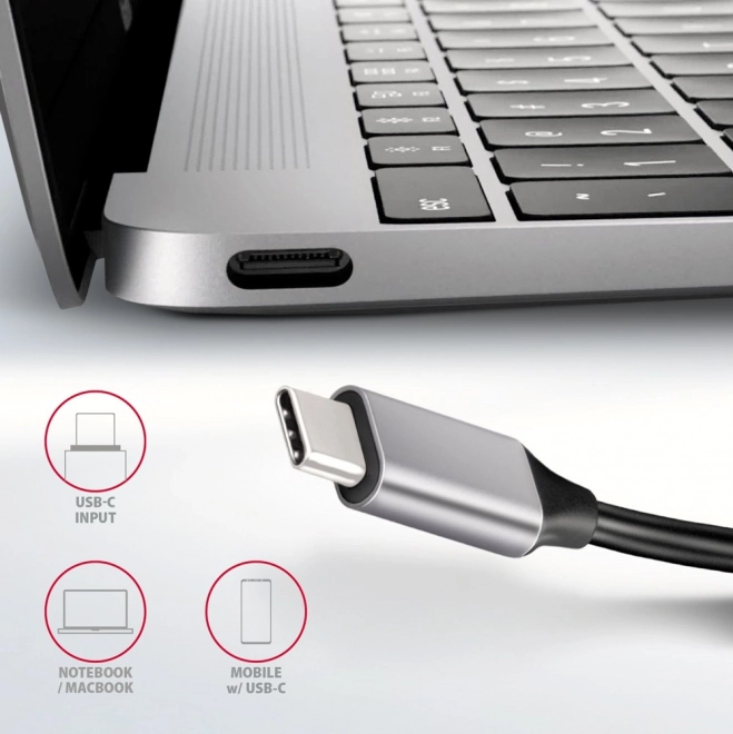 Multipurpose USB-C Hub with 4 USB-A Ports and HDMI