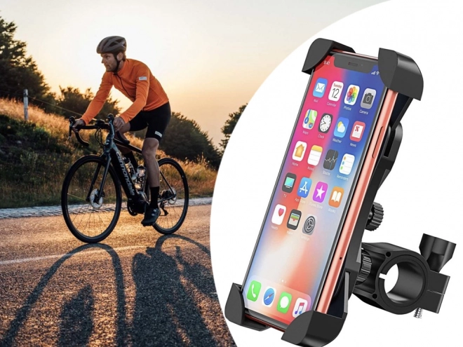 Fahrradhalter für Telefon drehbar um 360°