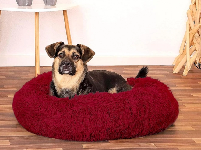 Pluchen kattenmand met zacht kussen voor op de bank 80 cm