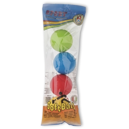 Set of 4 Soft Balls - 7 cm Diameter