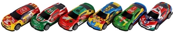 Couleurs vives et motifs de course