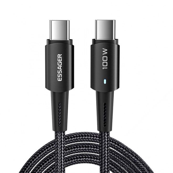 Cavo USB-C a USB-C 100W Essager 1m Nero
