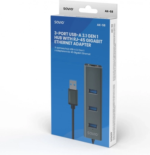 RJ‑45 gigabit‑ethernet tot 1000 Mb/s