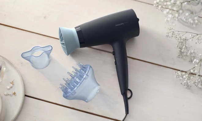 Hairdryer with diffuser