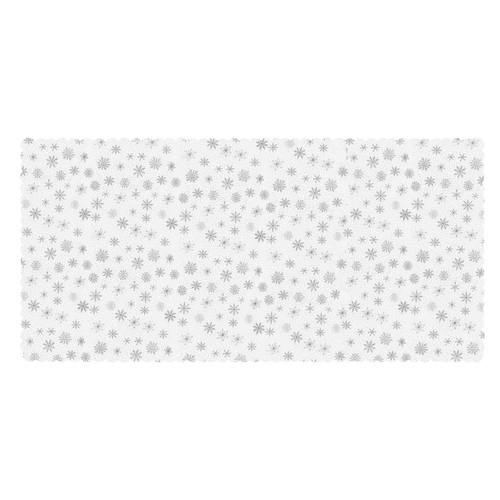 Karácsonyi asztalterítő fehér havas mintával 260x140 cm