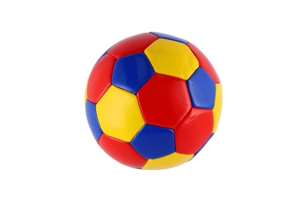 Ballon de football petit junior gonflé cousu 15cm cuir avec filet