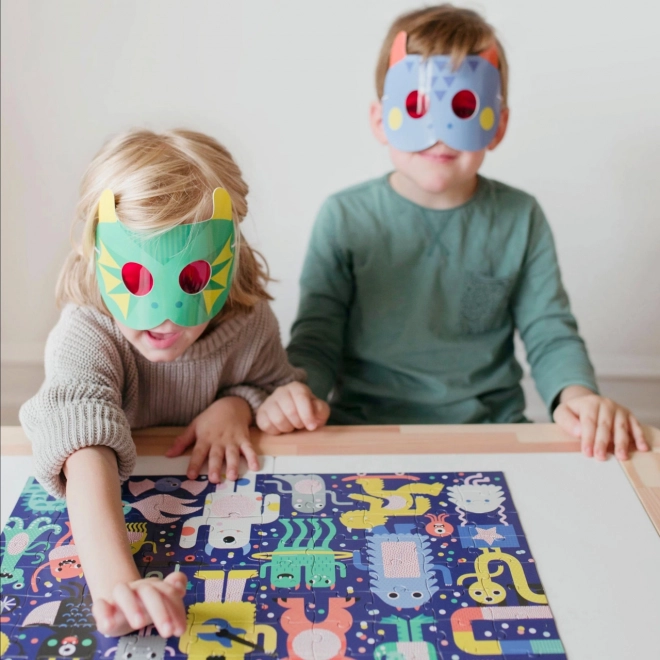 Divertimento interattivo con maschere 3D