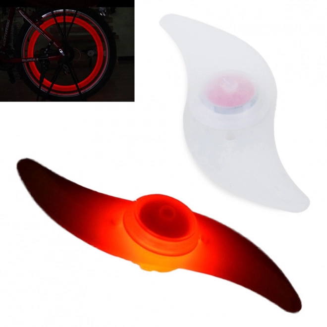 Luce LED per raggi bicicletta