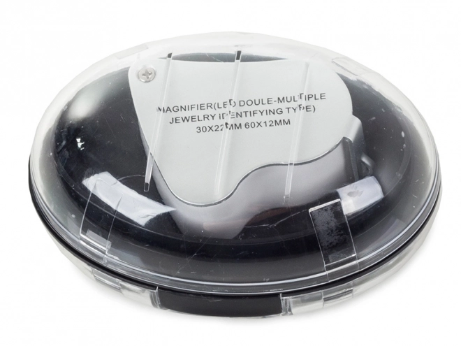 Jeweler's Foldable Magnifier 2 LED 30x 60x