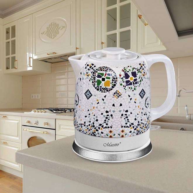 Electric Ceramic Kettle 1.5L Mosaic Design