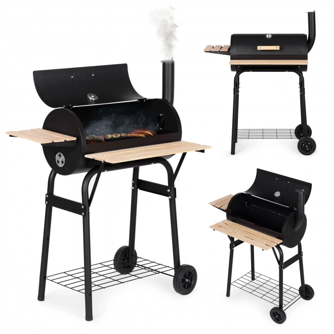 Large Garden Grill with Thermometer