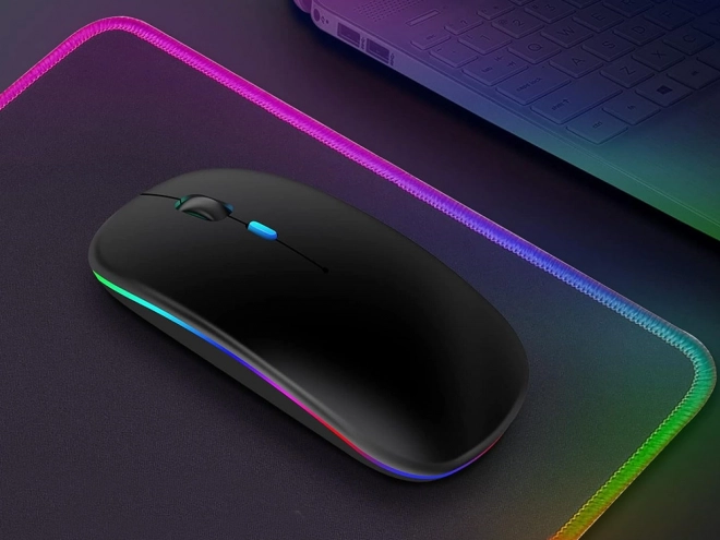 Slim Wireless Bluetooth Optical Mouse for PC and Laptops