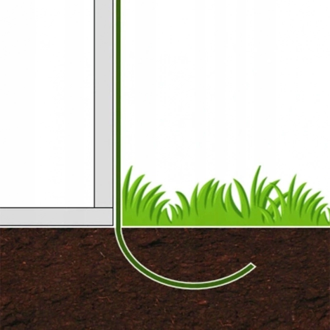 Garden Greenhouse Tunnel 3x2x2 m, Year-Round Use, Metal Frame, White Film