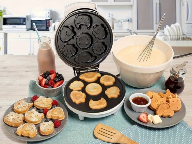 Electric Waffle Toaster With Fun Patterns 1200W