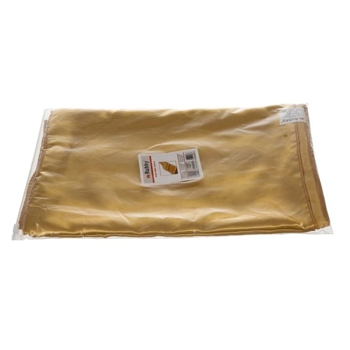 Gouden satijnen tafelloper Ruhhy 900x36 cm