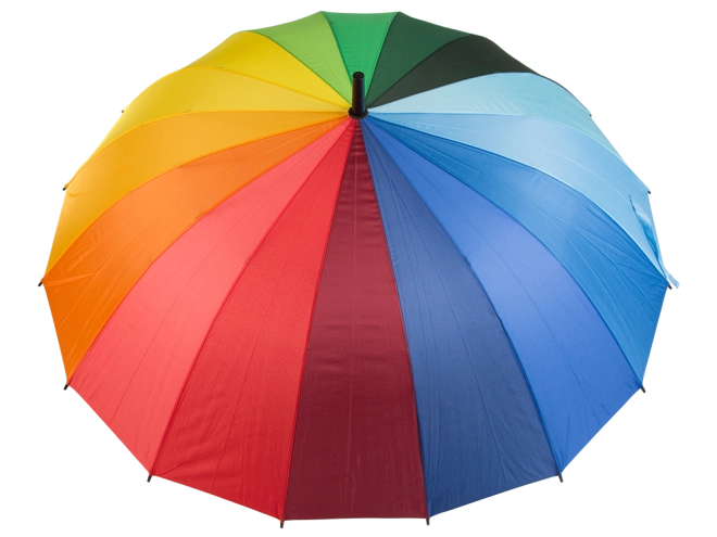 Duhový design a široké krytí