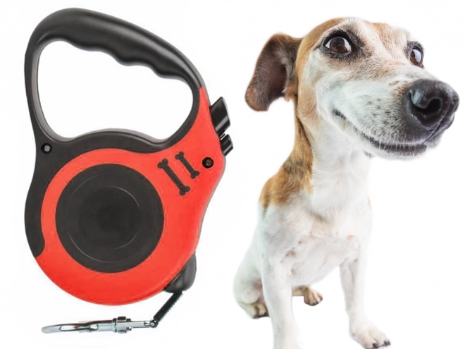 Automatisk hundesnor – Rød