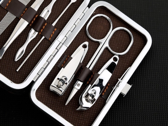 Manicure and Pedicure Set with Case
