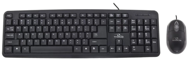 Titanum USB Keyboard and Mouse Set Salem