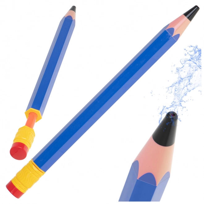Water Pump Action Toy - Blue Pencil Shape