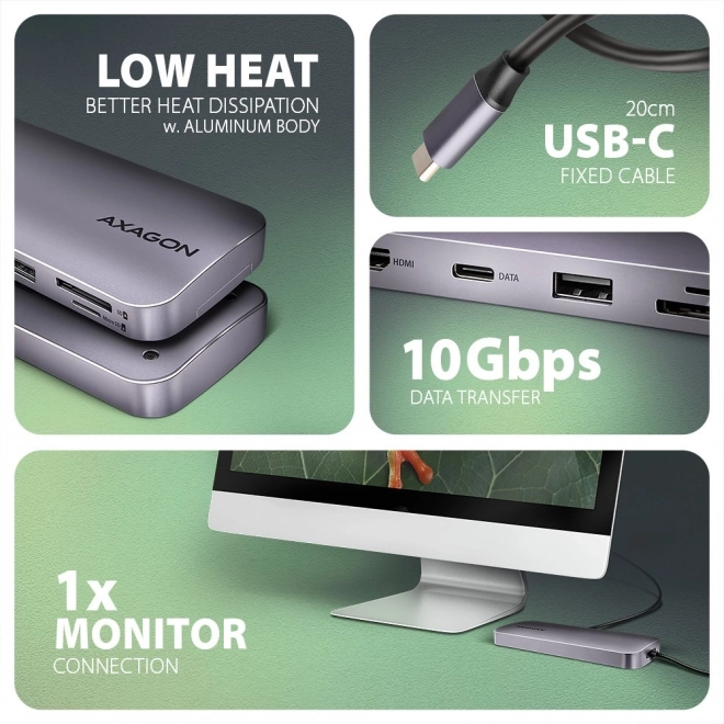 6-in-1 USB-C Docking Station