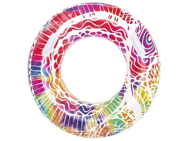 Colorful Inflatable Swimming Ring – Red