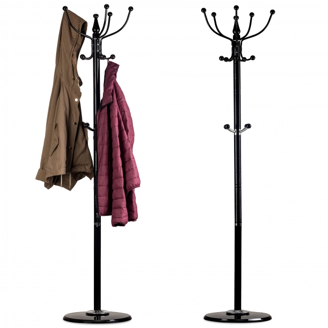 ModernHome Black Standing Coat Rack