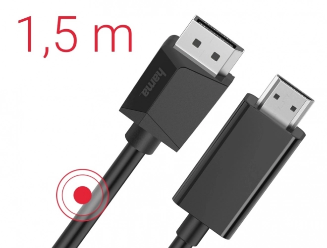 Premium DisplayPort to HDMI 4K Cable 1.5m