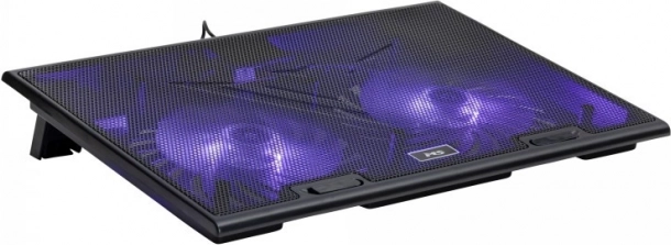Cooling pad MS Cool D105 LED 2X USB black