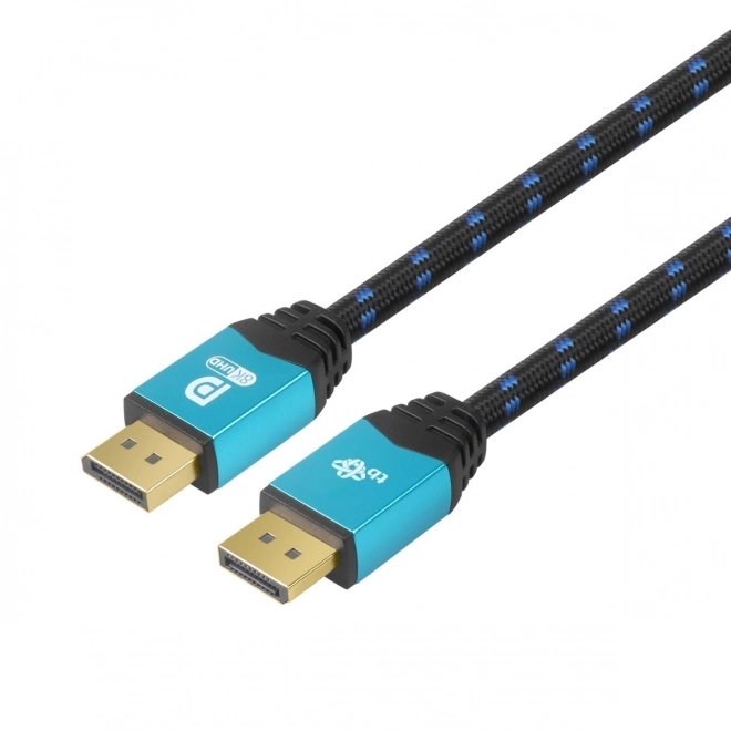 DisplayPort Cable 8K UHD with Blue Connectors 2 m