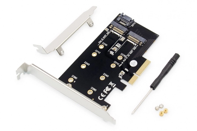 Adattatore PCIe per SSD M.2 NGFF/NVMe