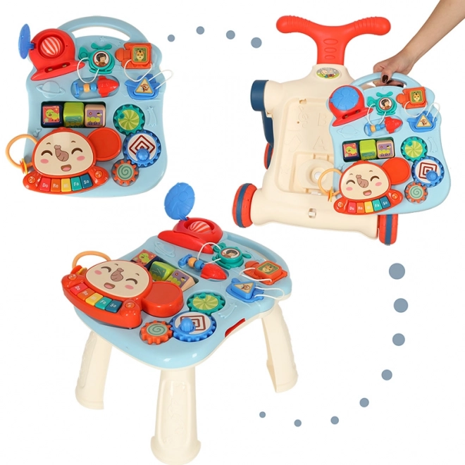 Girello multifunzionale per bambini e tavolo interattivo 5 in 1