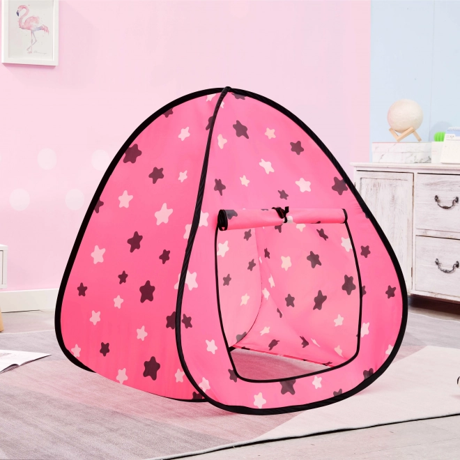 Children Pink Tent with Stars for Girls