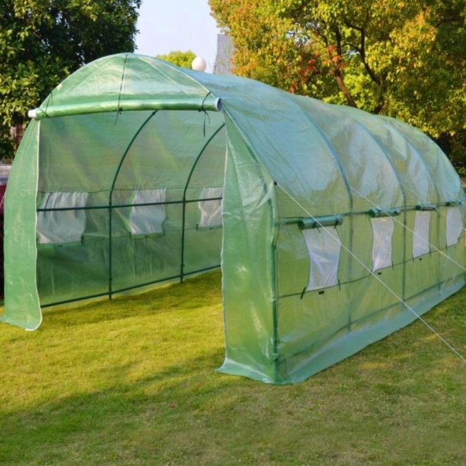 Tunnel per serre da giardino 4x2,5x2m 10m² verde