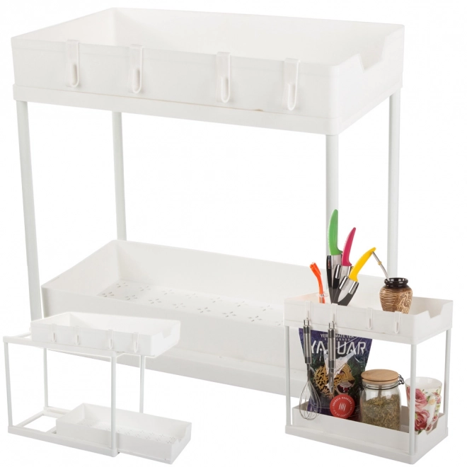 Kitchen Spice Rack with Slide-Out Shelf