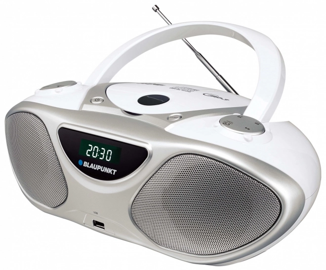 Radio riproduttore portatile con CD MP3 USB AUX FM Blaupunkt BB14WH