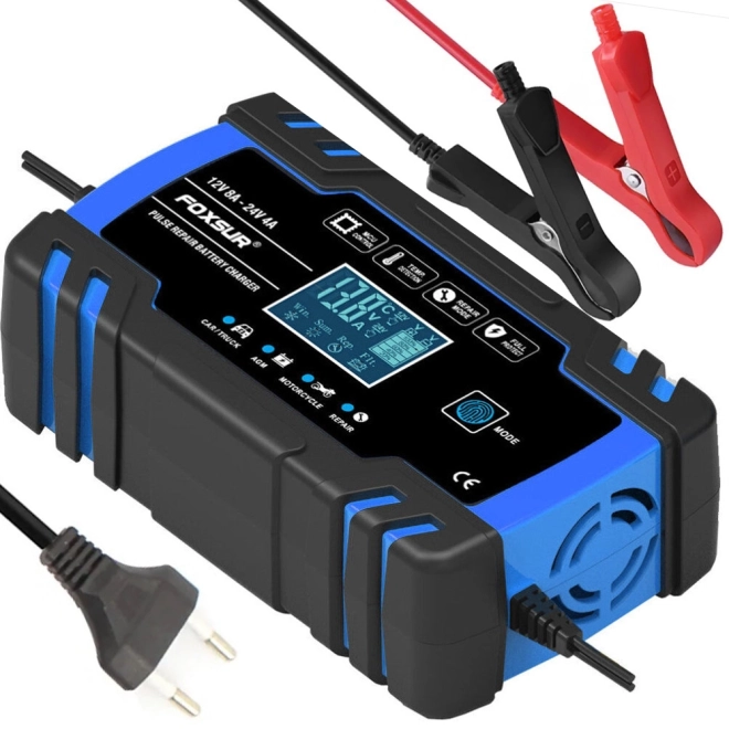 Caricabatterie Automobilistico Automatico con Funzione Riparazione Batterie