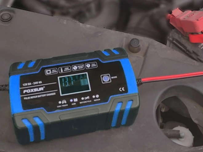 Caricabatterie Automobilistico Automatico con Funzione Riparazione Batterie
