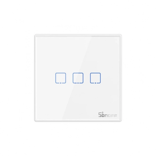 Smart Wall Switch Sonoff T2EU3C-RF 3-channel